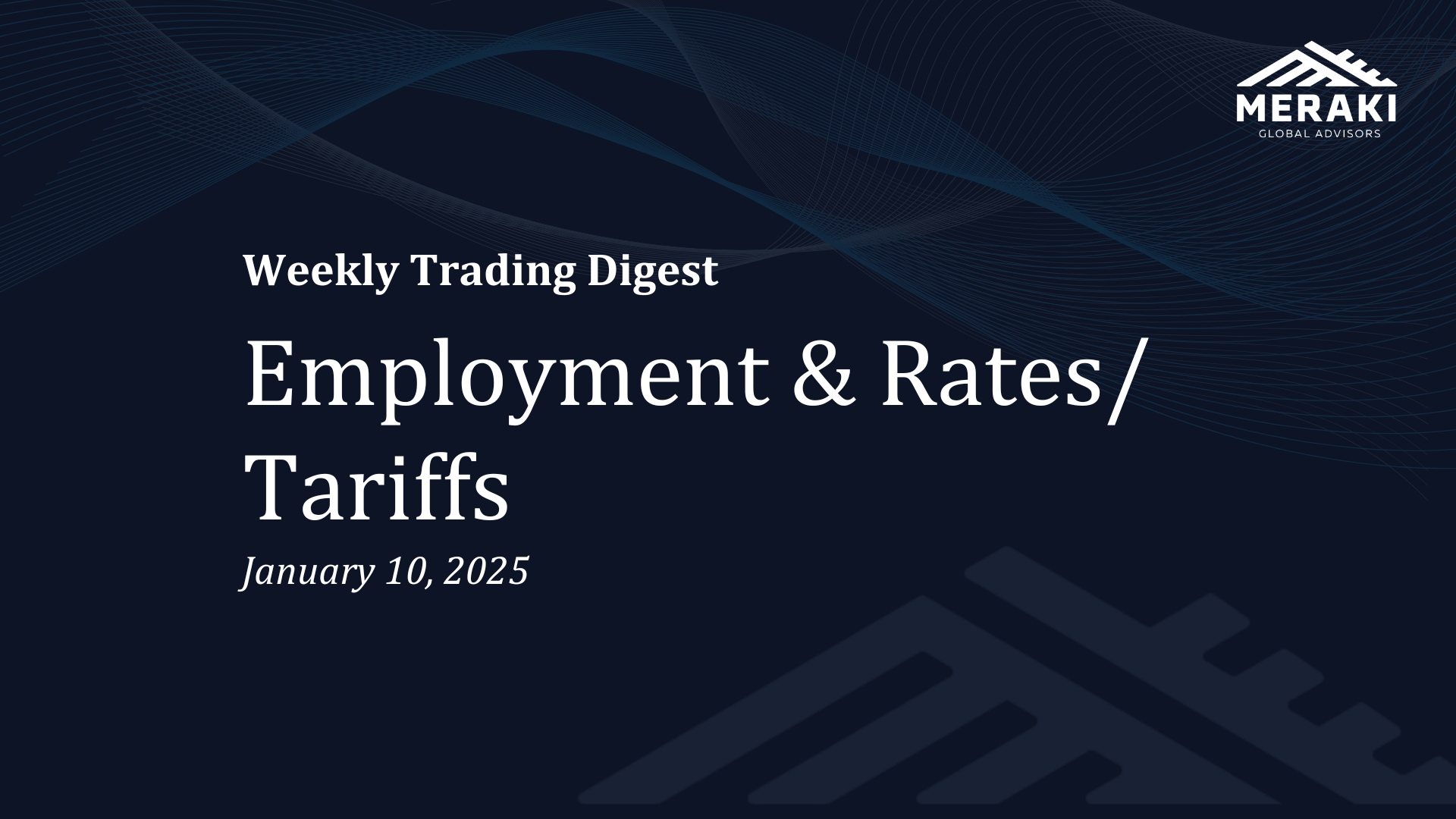 Employment & Rates/ Tariffs